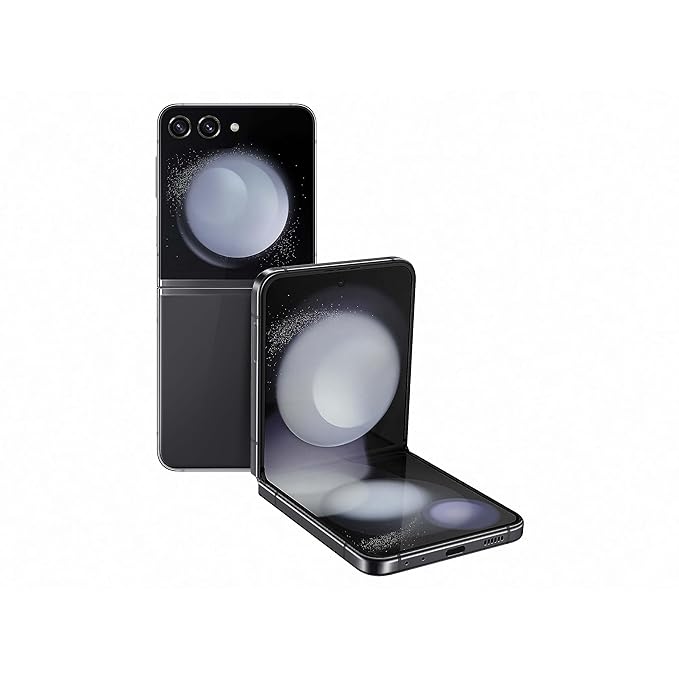 Samsung Galaxy Z Flip5 5G AI Smartphone (Graphite, 8GB RAM, 256GB Storage) - Certified Refurbished | Iconic Foldable Design | Powered by Galaxy AI