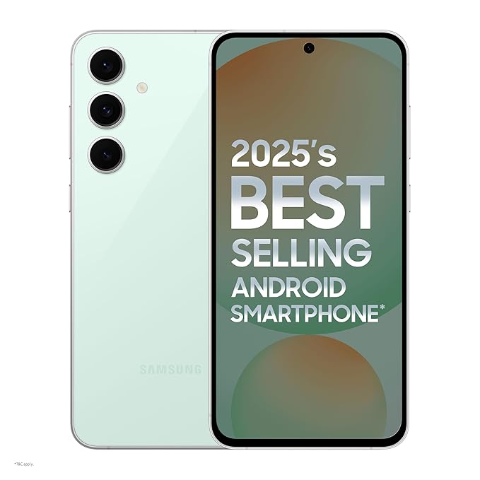 Samsung Galaxy S24 FE 5G (Mint, 8GB RAM, 128GB Storage) - Certified Refurbished | Galaxy AI Features | 50MP Pro-Grade Camera