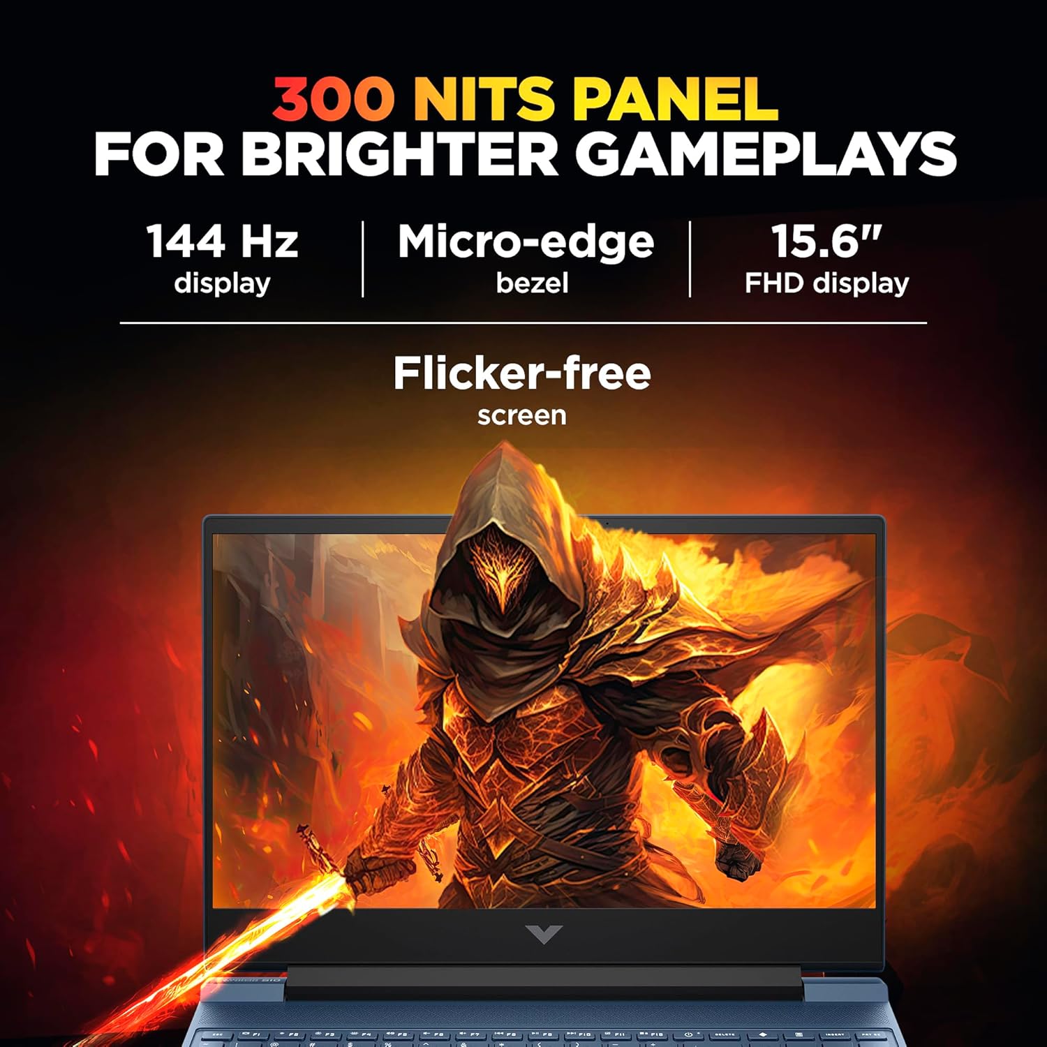 HP Victus Gaming Laptop (Mica Silver, 16GB DDR5, 512GB SSD) - Certified Refurbished | AMD Ryzen 5 8645HS | RTX 3050 6GB Graphics - Image 6